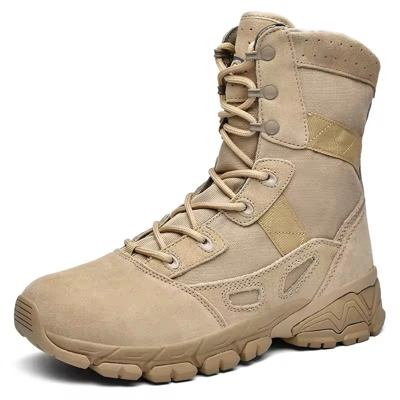 Wholesale High Quality Steel Toe Anti-smashing Indestructible Safety Shoes Waterproof Work Boots For Men