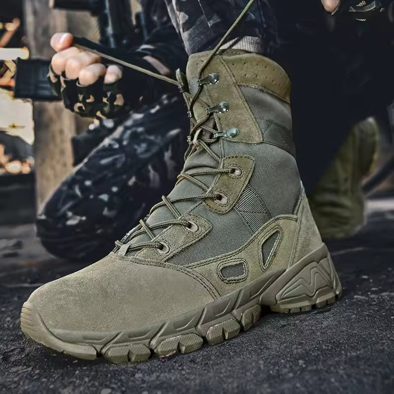 Wholesale High Quality Steel Toe Anti-smashing Indestructible Safety Shoes Waterproof Work Boots For Men