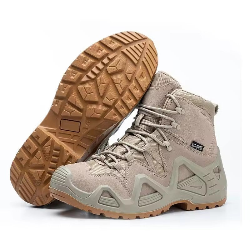 Stock Outdoor Boots Desert Waterproof Hiking Shoes Spring Summer Tactical Shoes Boots