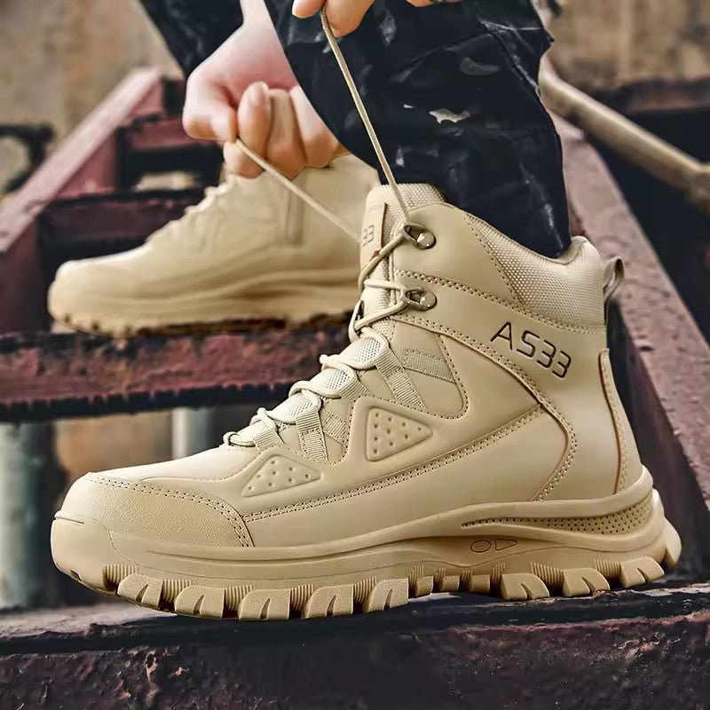 High Quality Tactical Combat Boots Breathable Wear-resistant Lightweight Training Hiking Outdoor Shoes