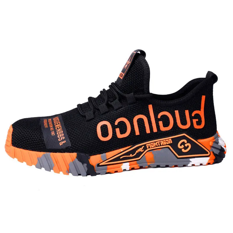 Breathable Labor Protection Shoes Anti-smash And Anti-puncture Safety Shoes Welding Insulated Sport