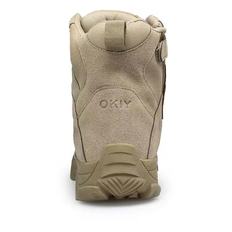 High Quality Outdoor Winter Low Cut Tactical Boots Desert Boots Combat Waterproof Winter Training Combat Boots