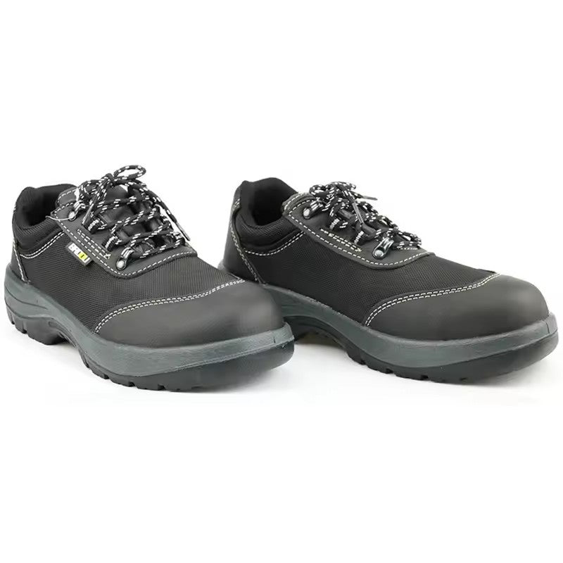 Smash-proof And Puncture-proof Labor Safety Shoes Men's Summer Fly-woven Breathable And Wear-resistant Construction Shoes