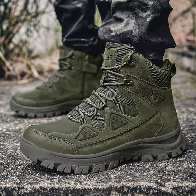 High Quality Tactical Combat Boots Breathable Wear-resistant Lightweight Training Hiking Outdoor Shoes