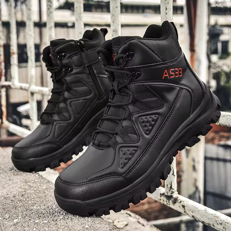 High Quality Tactical Combat Boots Breathable Wear-resistant Lightweight Training Hiking Outdoor Shoes